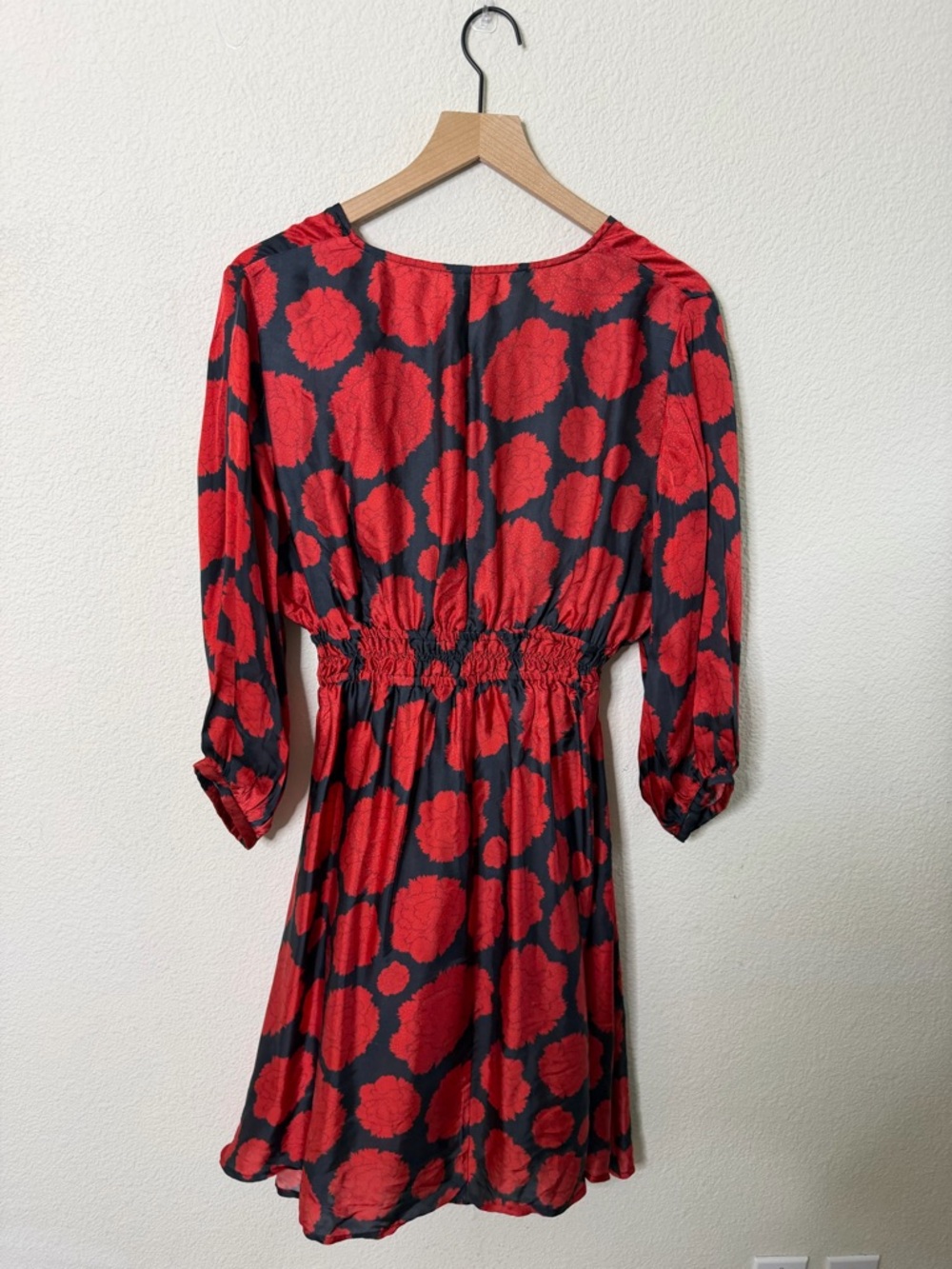 Wray Red Carnations‎ Mini Dress Womens Size XS - Picture 4 of 7